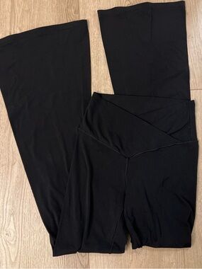 Aerie Crossover Flare Leggings
